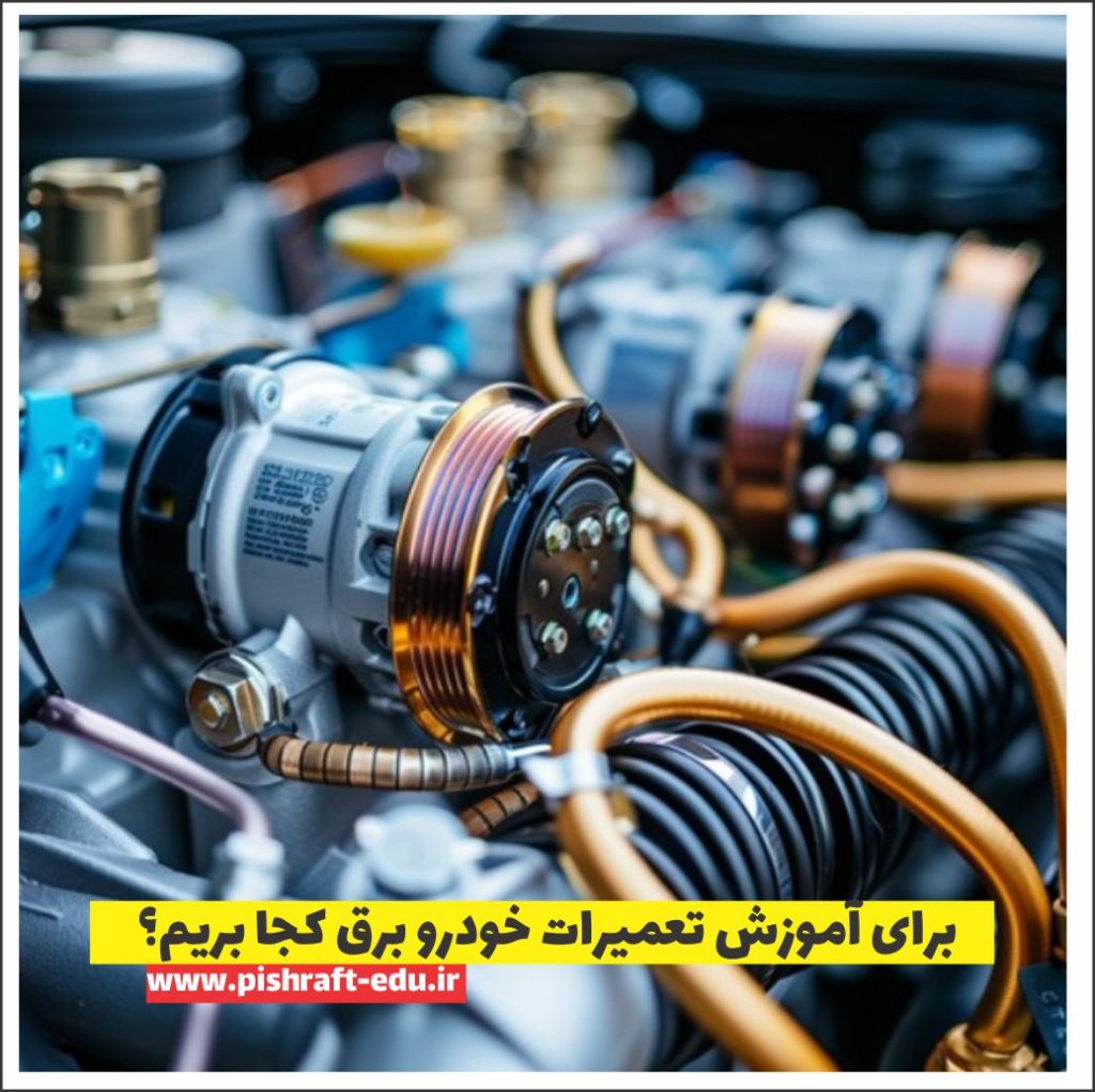 برای آموزش تعمیرات خودرو برق کجا بریم؟