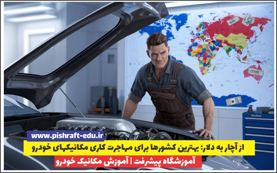 از آچار به دلار: بهترین کشورها برای مهاجرت کاری مکانیک‌های خودرو