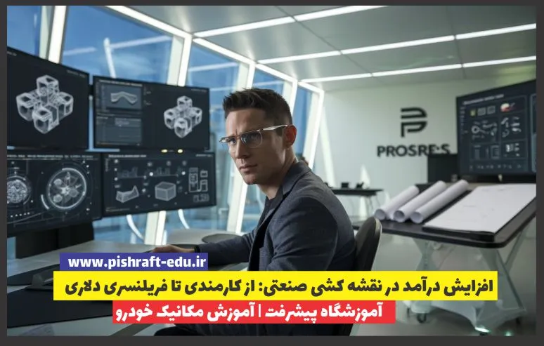 ‏افزایش درآمد در نقشه کشی صنعتی: از کارمندی تا فریلنسری دلاری